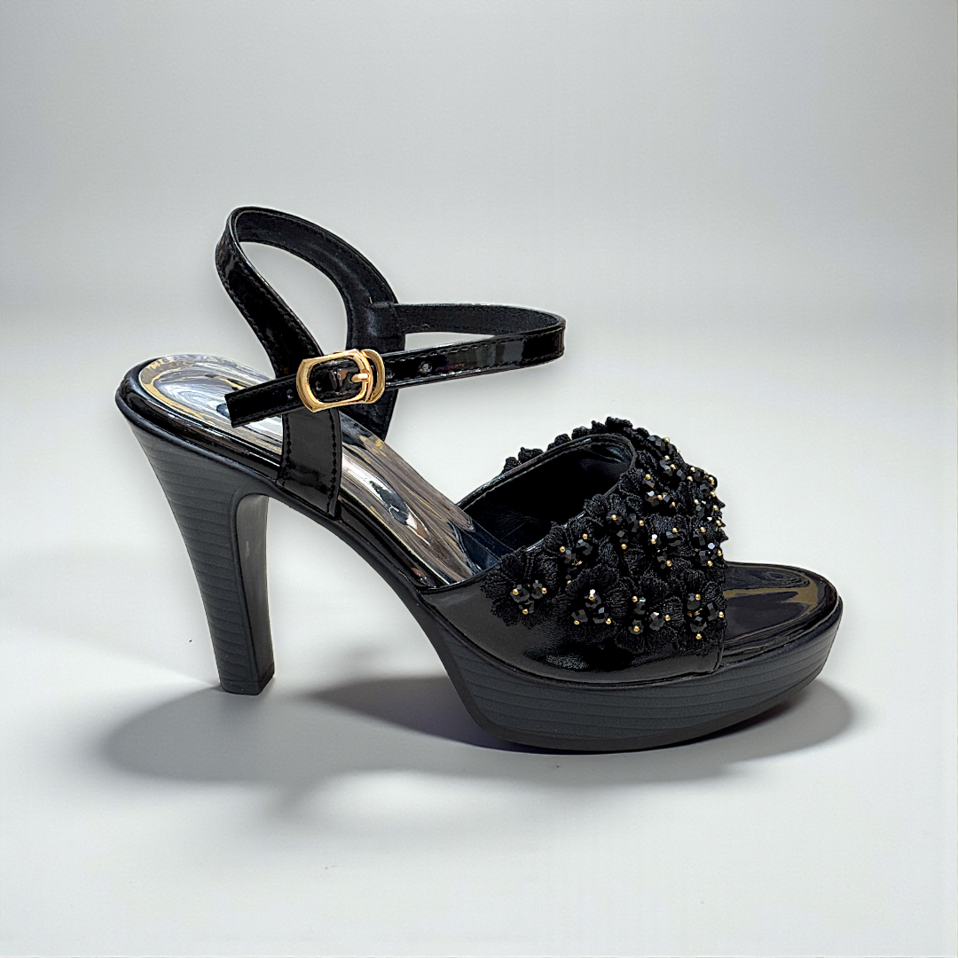 Ankle Knot Pencil Heel-936