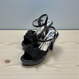 Ankle Knot Pencil Heel-936