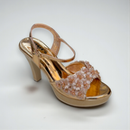 Ankle Knot Pencil Heel-937