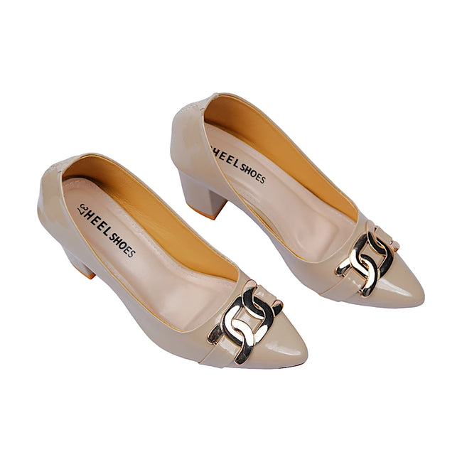 WOMEN PUMP BLOCK HEEL-128 Hover Image