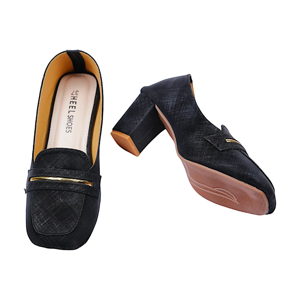 WOMEN PUMP BLOCK HEEL-130
