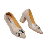 WOMEN PUMP BLOCK HEEL-128