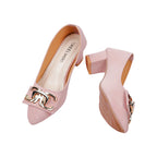WOMEN PUMP BLOCK HEEL-129
