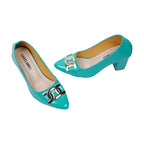 WOMEN PUMP BLOCK HEEL-128