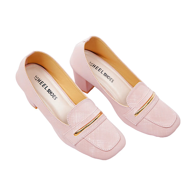 WOMEN PUMP BLOCK HEEL-130 Hover Image