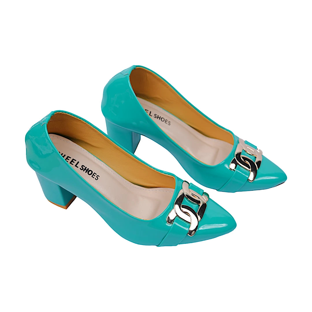 WOMEN PUMP BLOCK HEEL-128