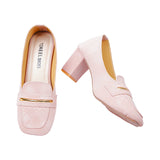 WOMEN PUMP BLOCK HEEL-130