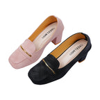 WOMEN PUMP BLOCK HEEL-130