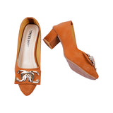 WOMEN PUMP BLOCK HEEL-129