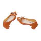 WOMEN PUMP BLOCK HEEL-129