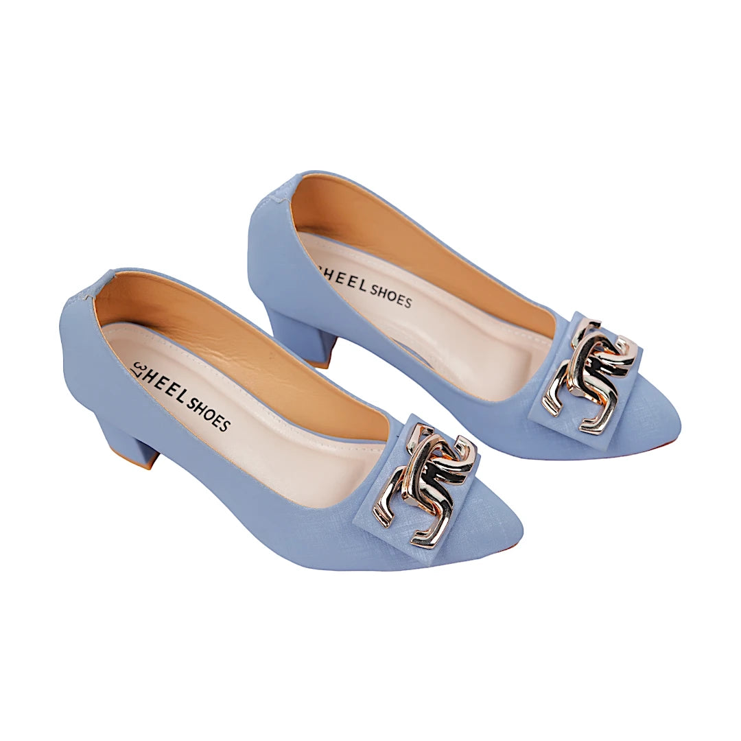 WOMEN PUMP BLOCK HEEL-129