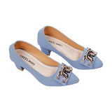 WOMEN PUMP BLOCK HEEL-129