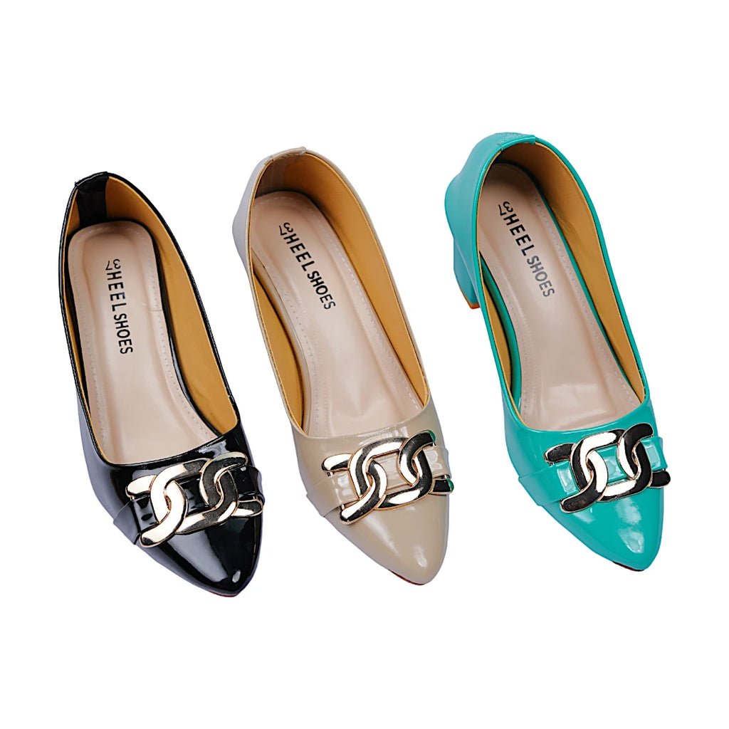 WOMEN PUMP BLOCK HEEL-128