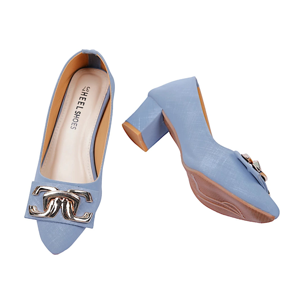 WOMEN PUMP BLOCK HEEL-129