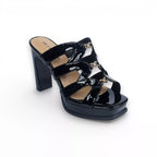 Patent Chunky Heel-1053