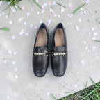 Black Leather Loafer-1055