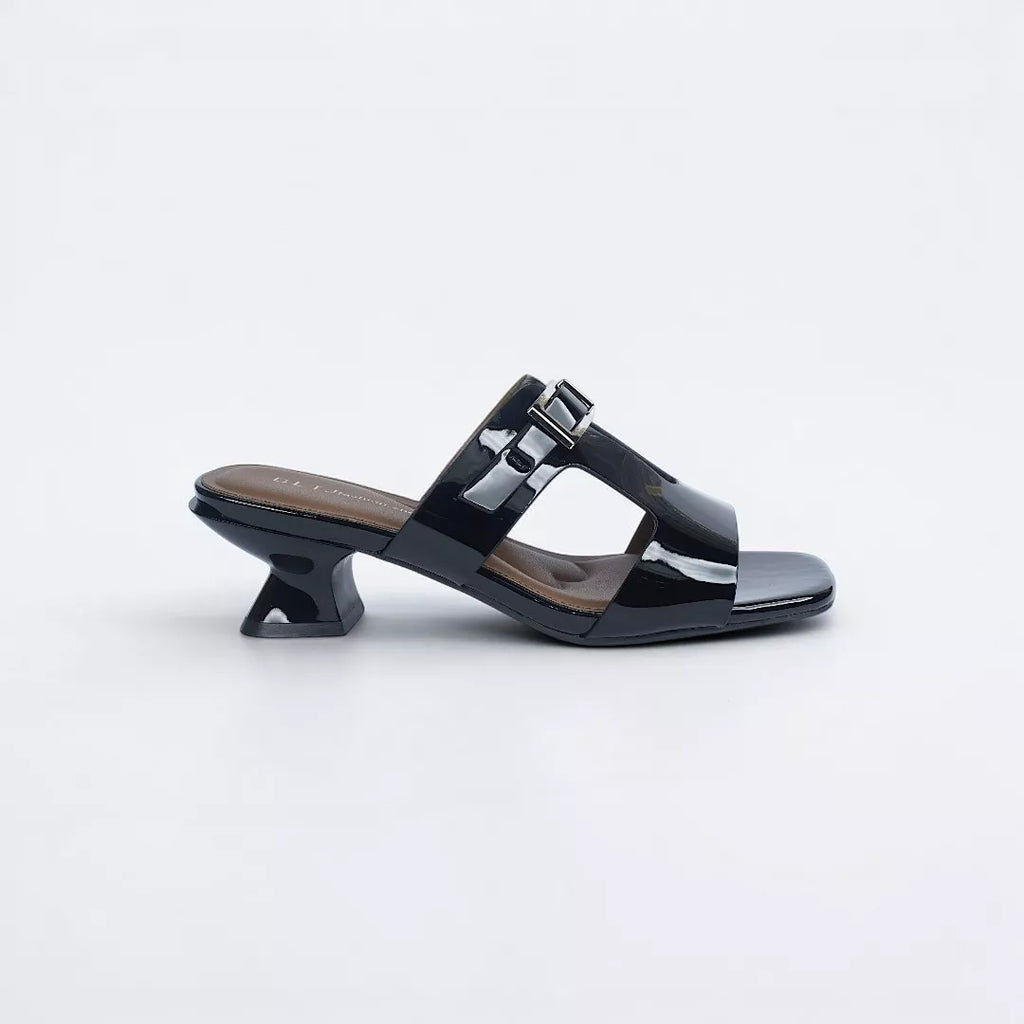 Open-Toe Cross-Strap Heel-1044