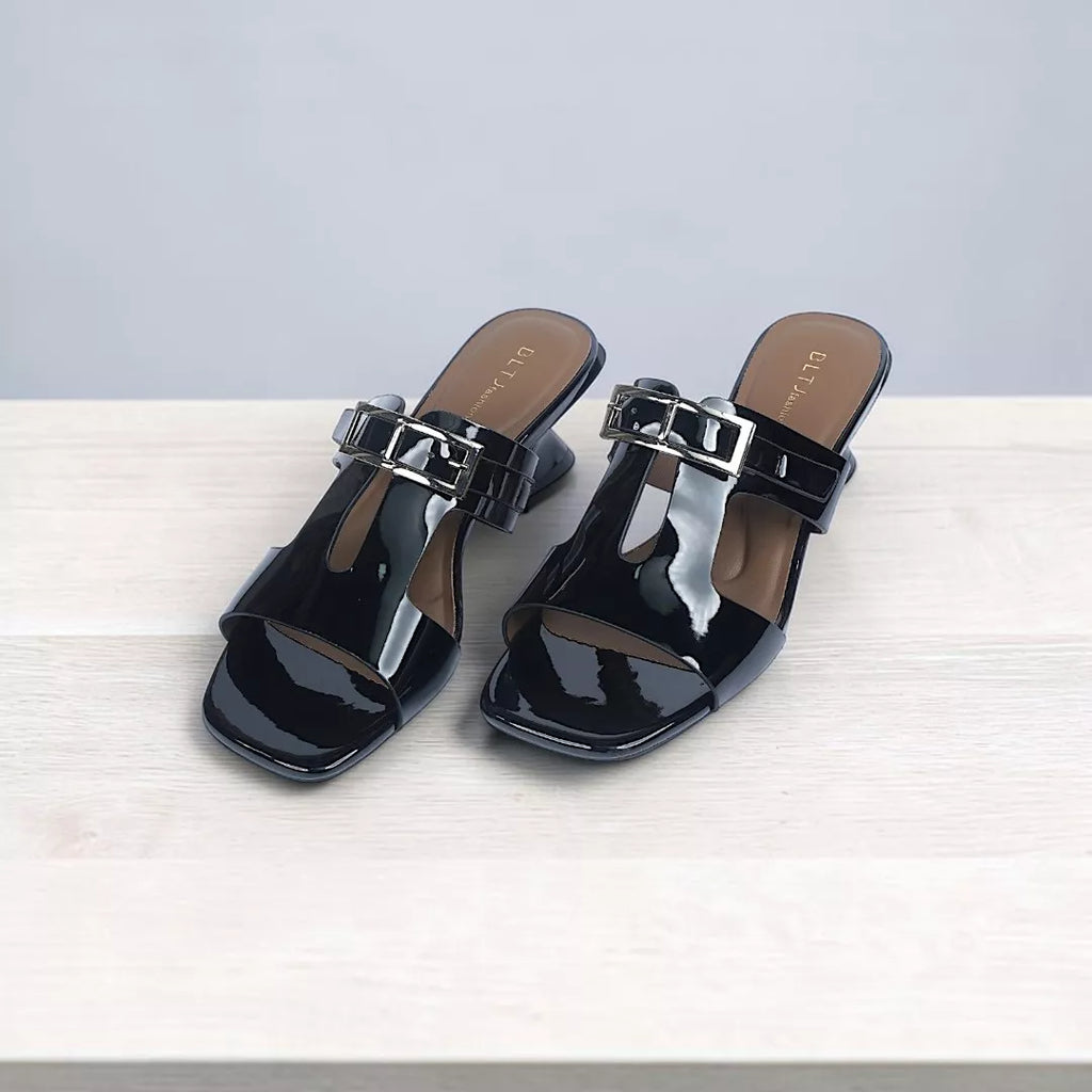 Open-Toe Cross-Strap Heel-1044