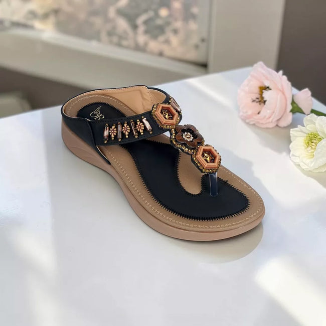 T-Strap Thong Sandal-1029 Main Image