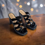 Patent Chunky Heel-1053
