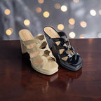 Patent Chunky Heel-1054