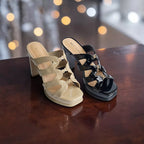Patent Chunky Heel-1053