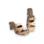 Open-Toe Cross-Strap Heel-1041