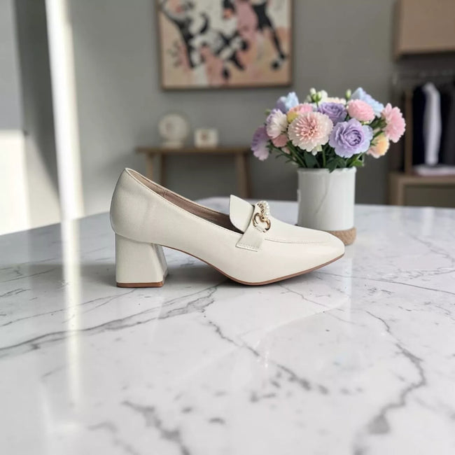 Women Leather Loafer-1056 Hover Image