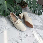 Women Leather Loafer-1056