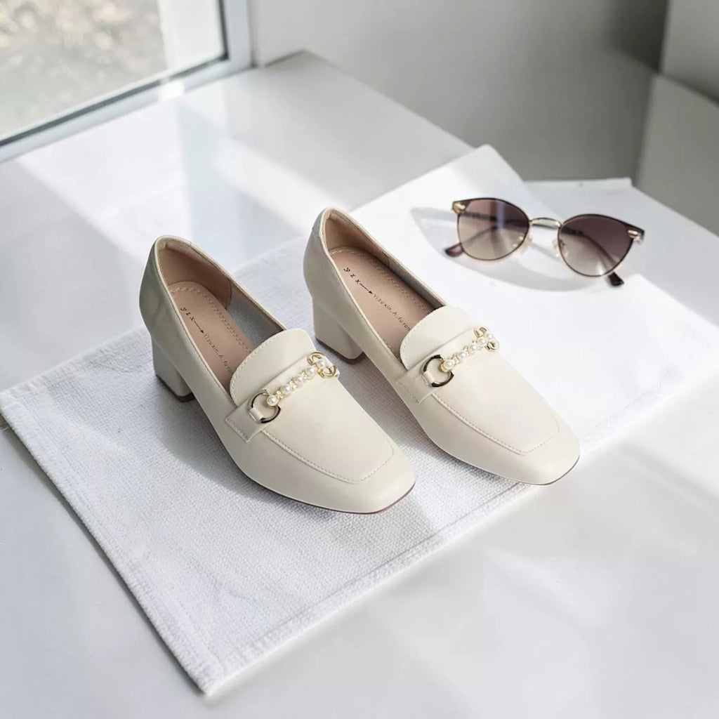 Women Leather Loafer-1056