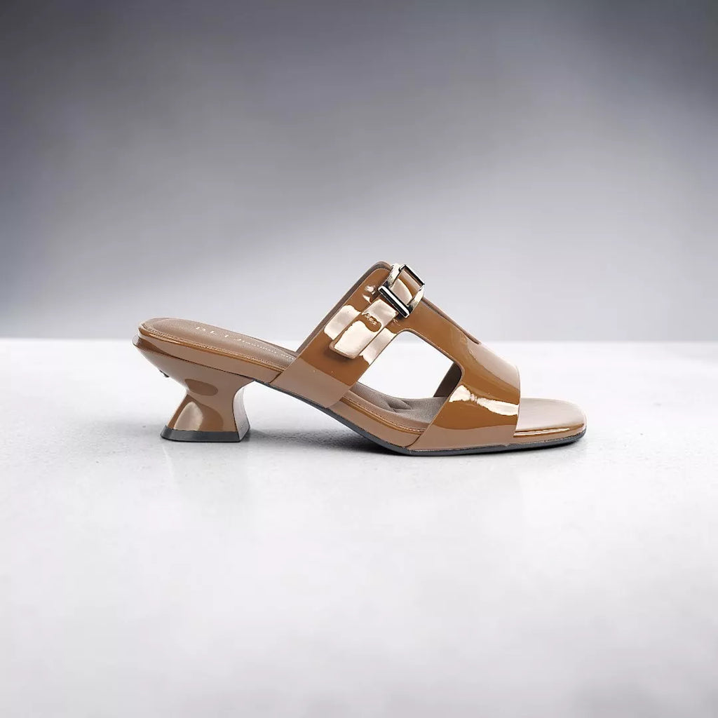 Open-Toe Cross-Strap Heel-1043