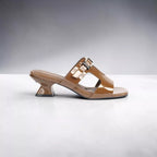 Open-Toe Cross-Strap Heel-1043