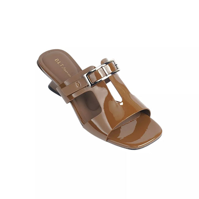 Open-Toe Cross-Strap Heel-1043 Main Image