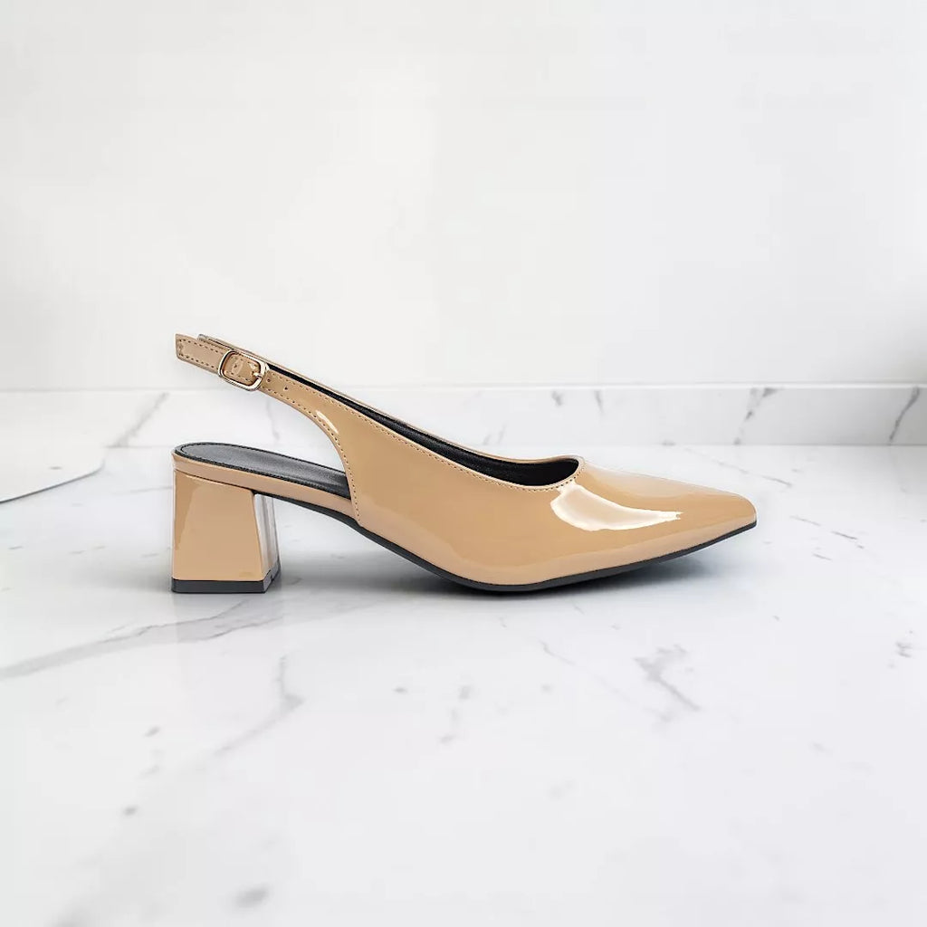 Pointed Toe Slingback Heel-1062