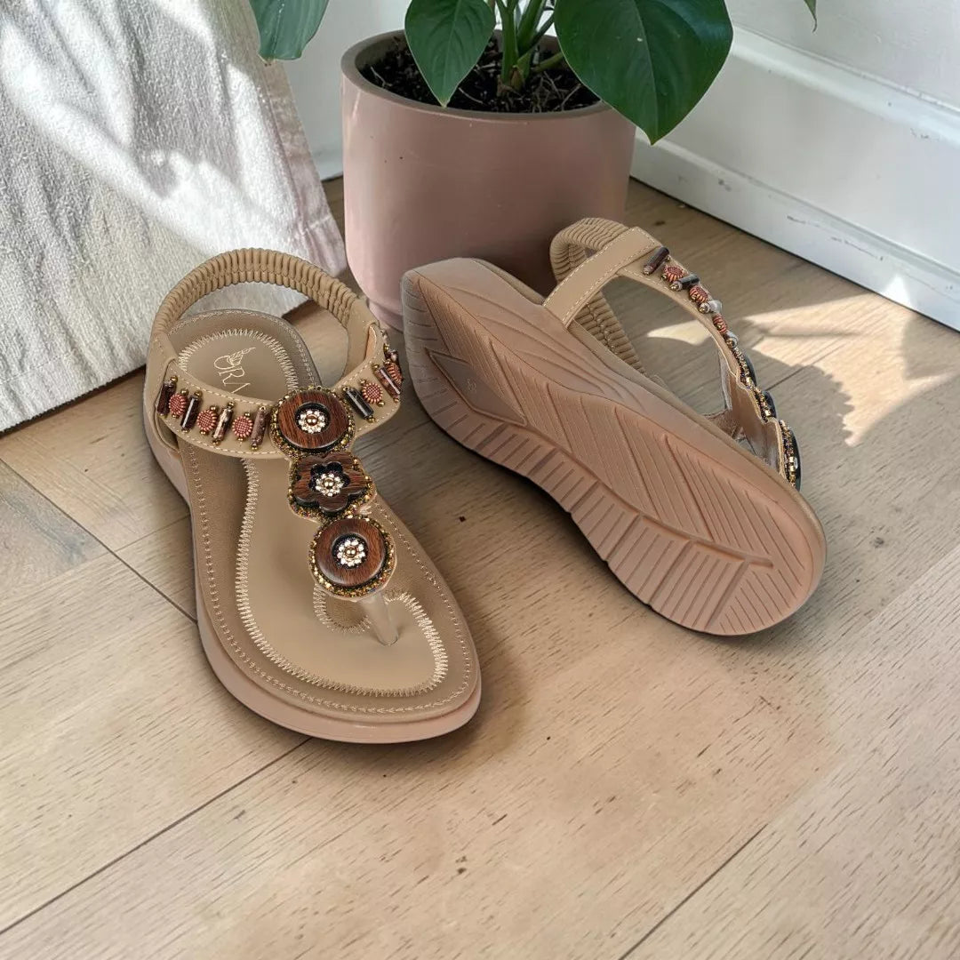 T-Strap Thong Sandal-1027