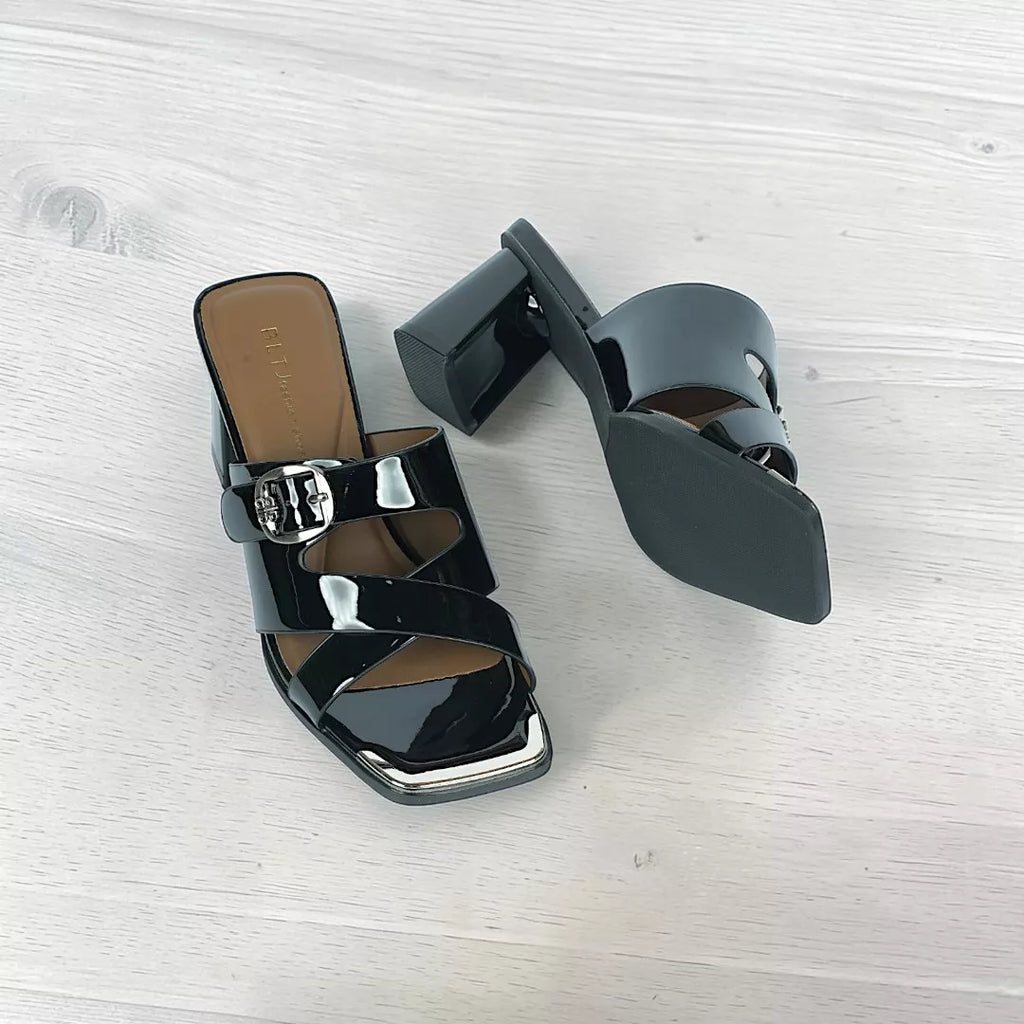 Open-Toe Cross-Strap Heel-1042