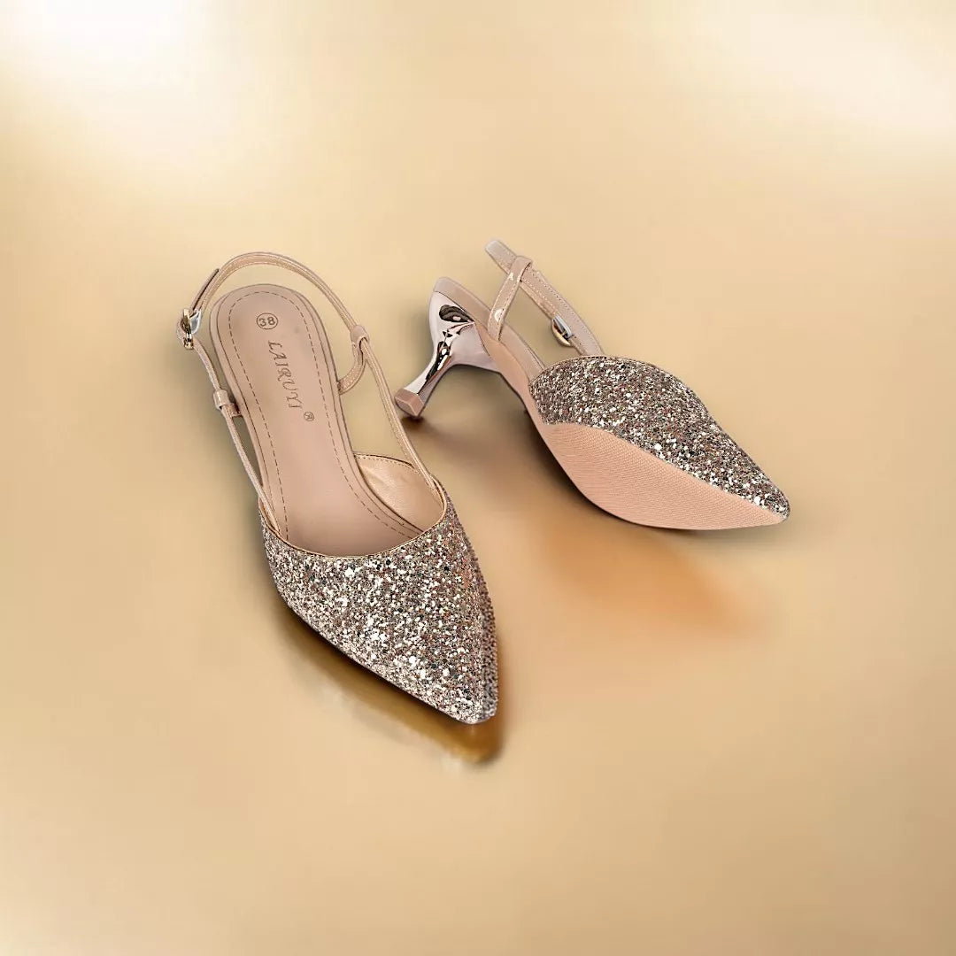 Pointed Toe Slingback Heel-1063