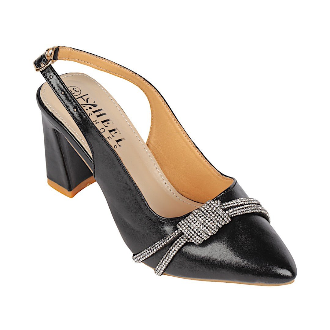 ANKLE KNOT BLOCK HEEL - HEEL Shoes