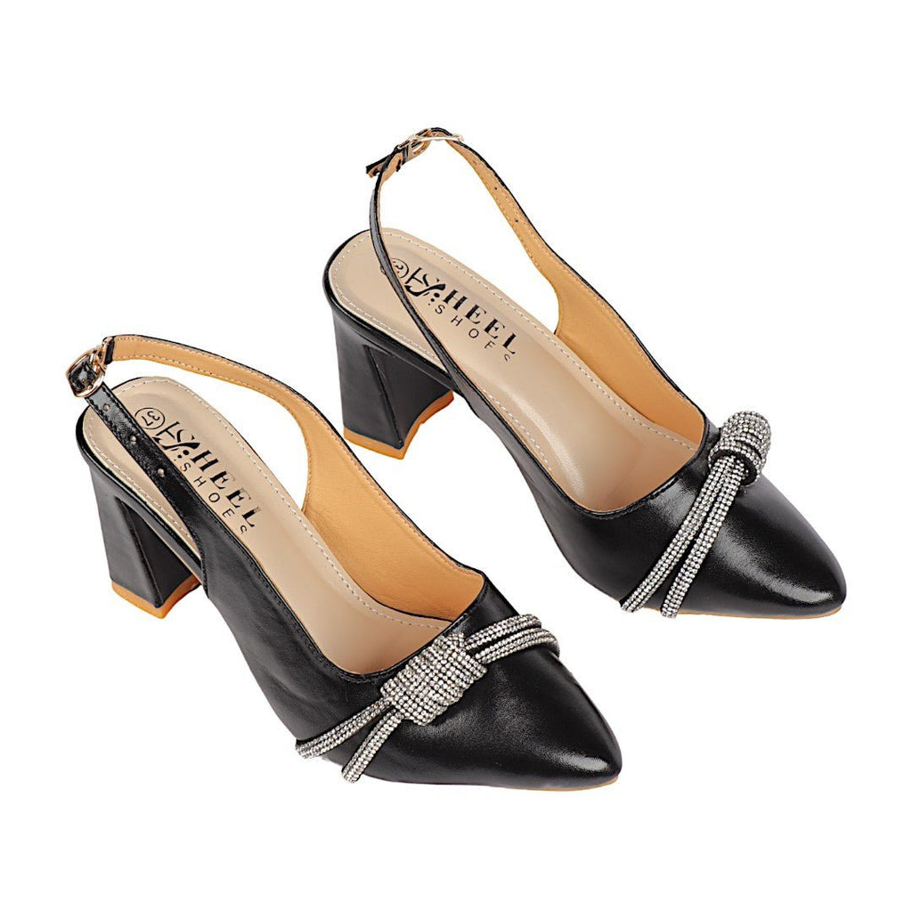 ANKLE KNOT BLOCK HEEL - HEEL Shoes