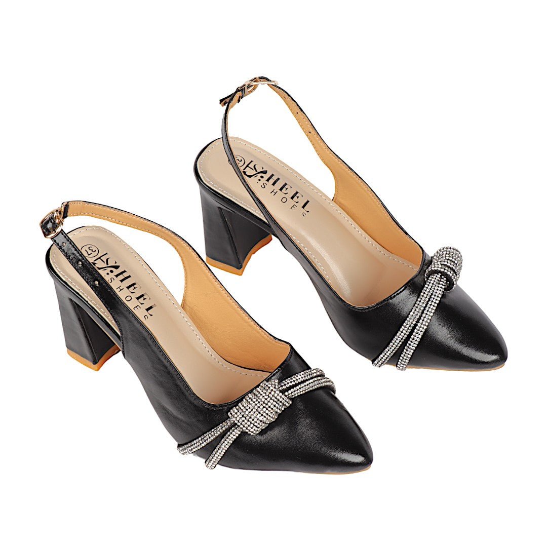 ANKLE KNOT BLOCK HEEL - HEEL Shoes