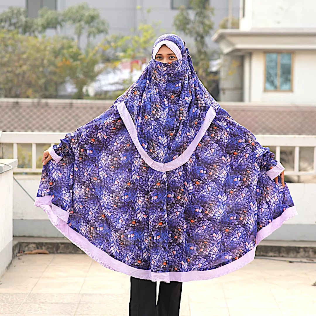 Lace Niqab Khimar-AA10