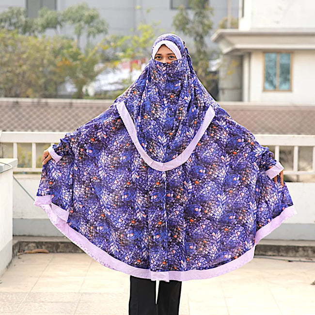 Lace Niqab Khimar-AA10 Main Image