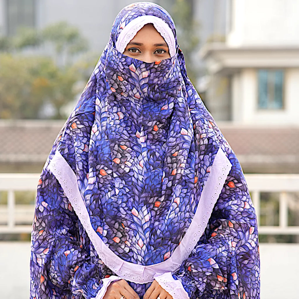 Lace Niqab Khimar-AA10