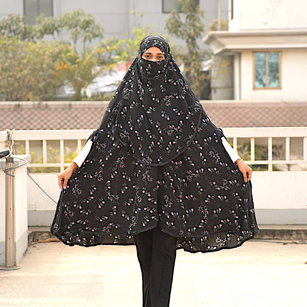 Madani Hijab With Niqab-AA15
