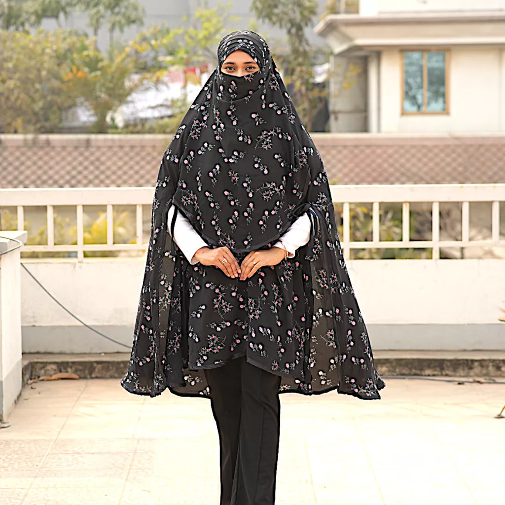 Madani Hijab With Niqab-AA15