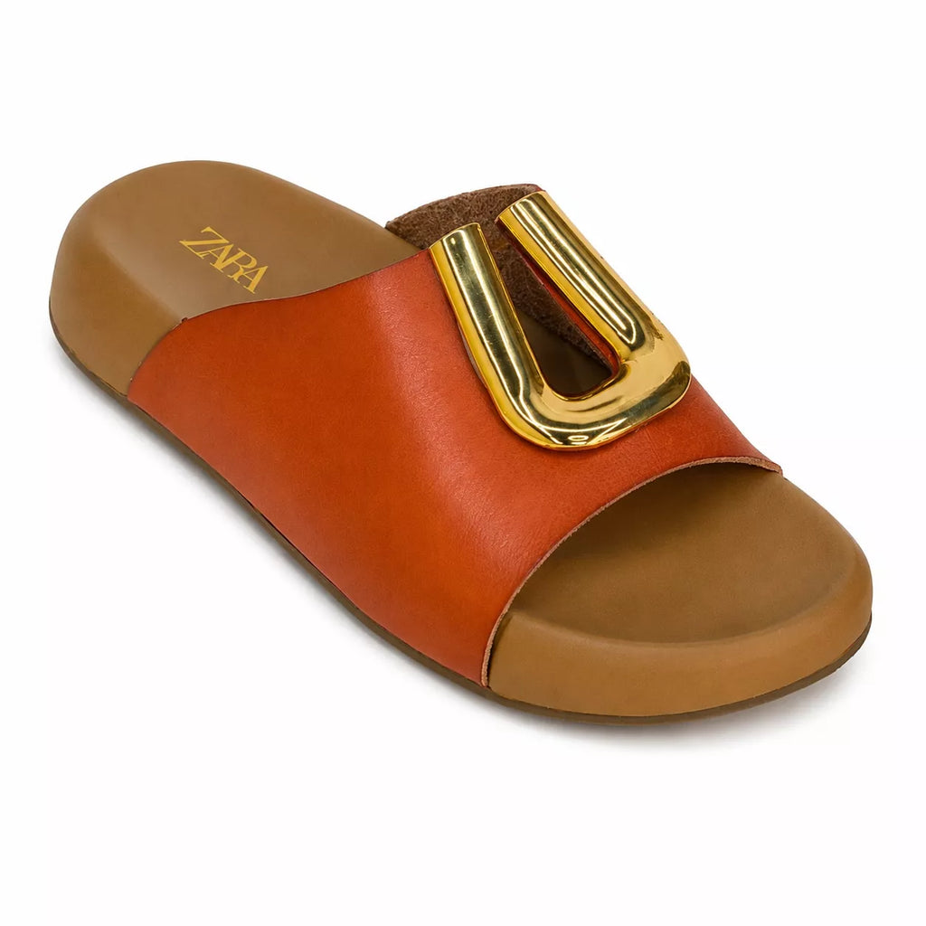 Zara Metallic Slide-1065