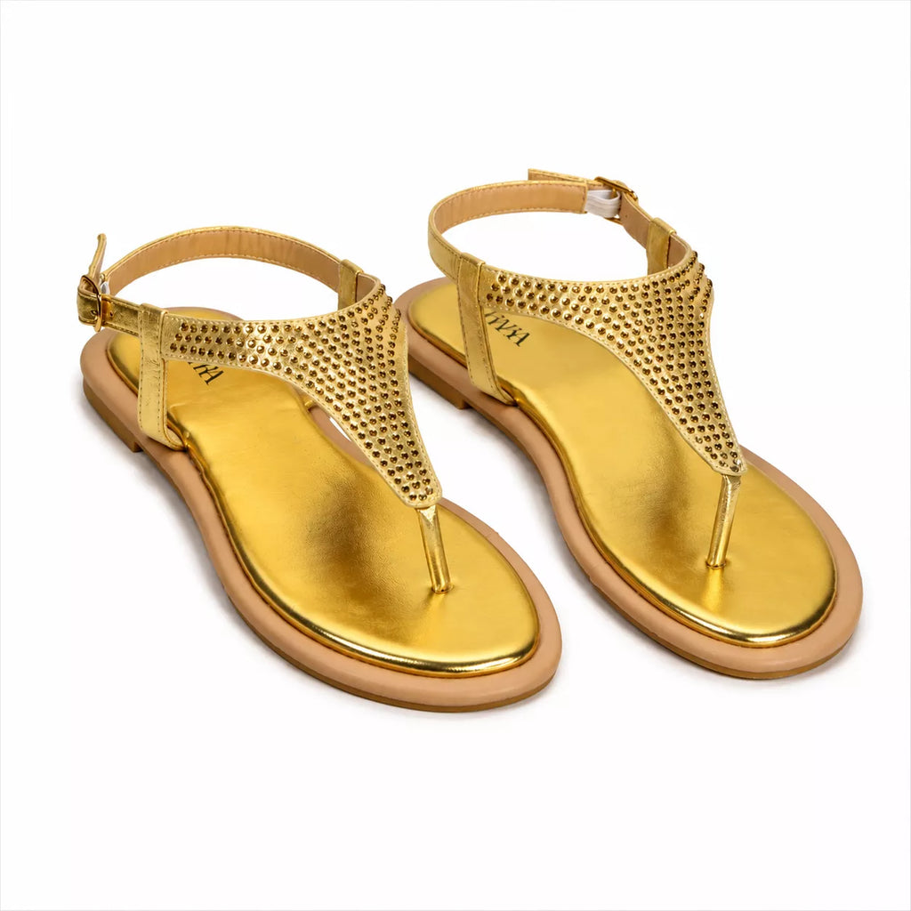 Women's flat T-Strap Sandal-1081