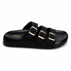 Zara Triple Buckle Slide-1070