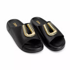 Zara Metallic Slides-1064