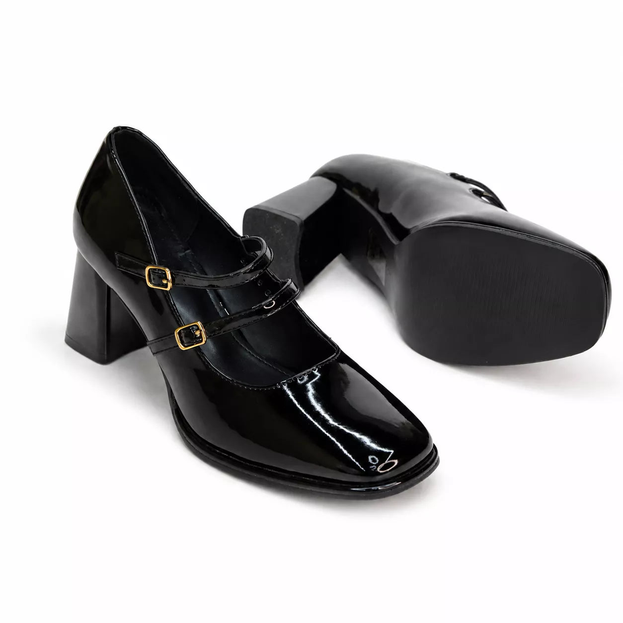 Women's Double Strap Shoes-1083